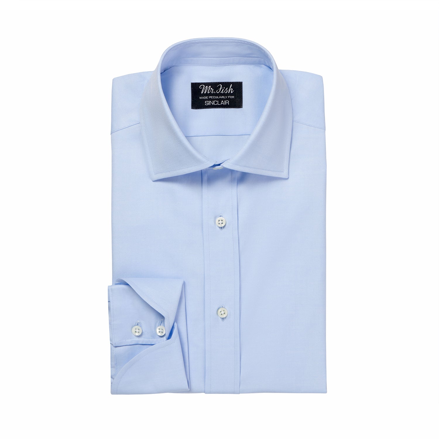 Mr Fish X Sinclair | Cocktail Cuff Shirt in blue – Anthony Sinclair