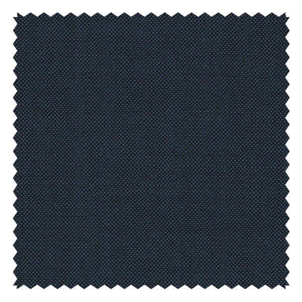 Dark Petrol Blue Contrast "English Mohairs" Suiting