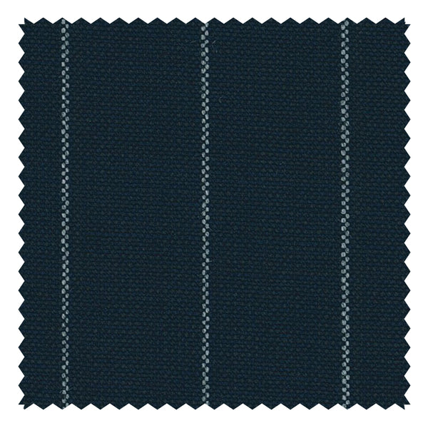 Navy Stripe "Crispaire" Suiting