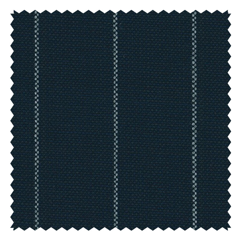 Navy Stripe "Crispaire" Suiting