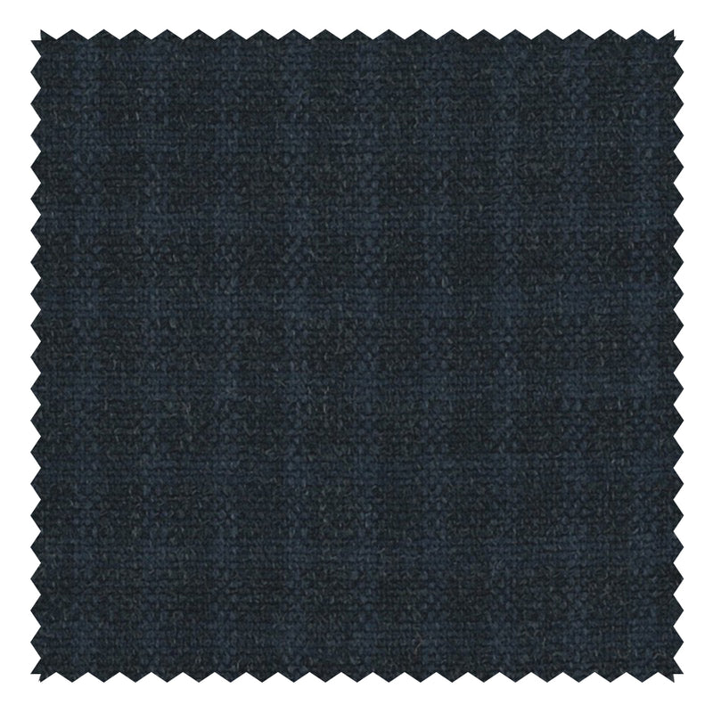 Navy Shadow Block Check (Plaid) "Crispaire" Suiting