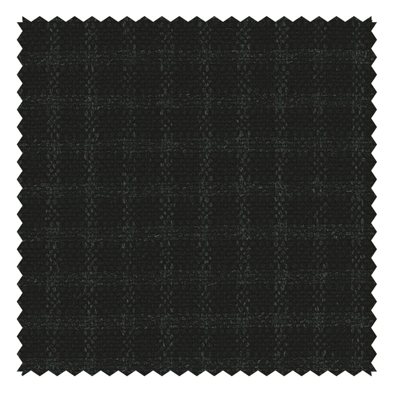 Charcoal Shadow Block Check (Plaid) "Crispaire" Suiting