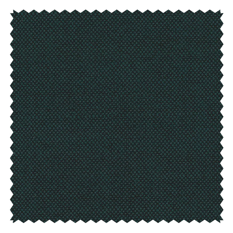 Emerald/Black Contrast Solid "Crispaire" Suiting