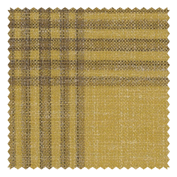 Mustard Block Glen Check (Plaid) "Crystal Springs" Jacketing