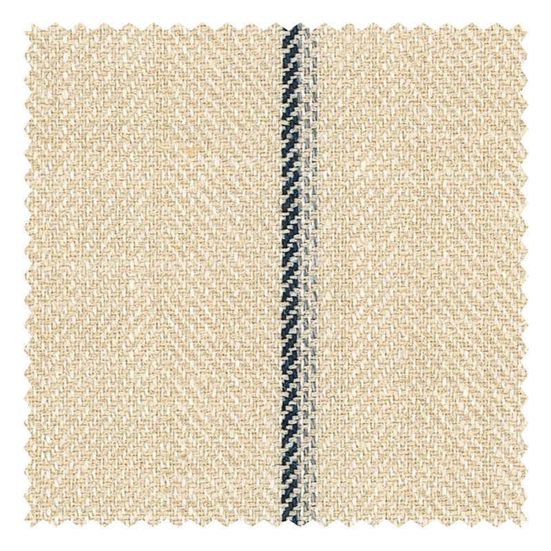 Off White Herringbone Stripe "Crystal Springs" Jacketing