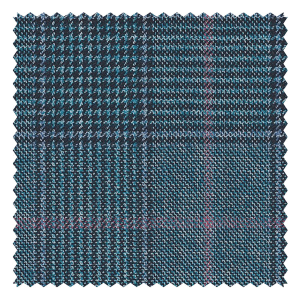 Teal Glen Check (Plaid) Fancy "Crystal Springs" Jacketing