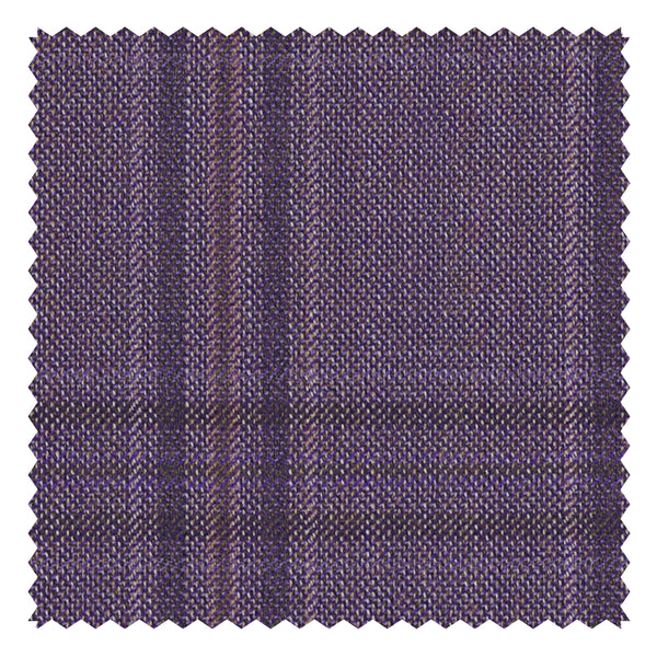 Purple Block Glen Check (Plaid) Fancy "Crystal Springs" Jacketing