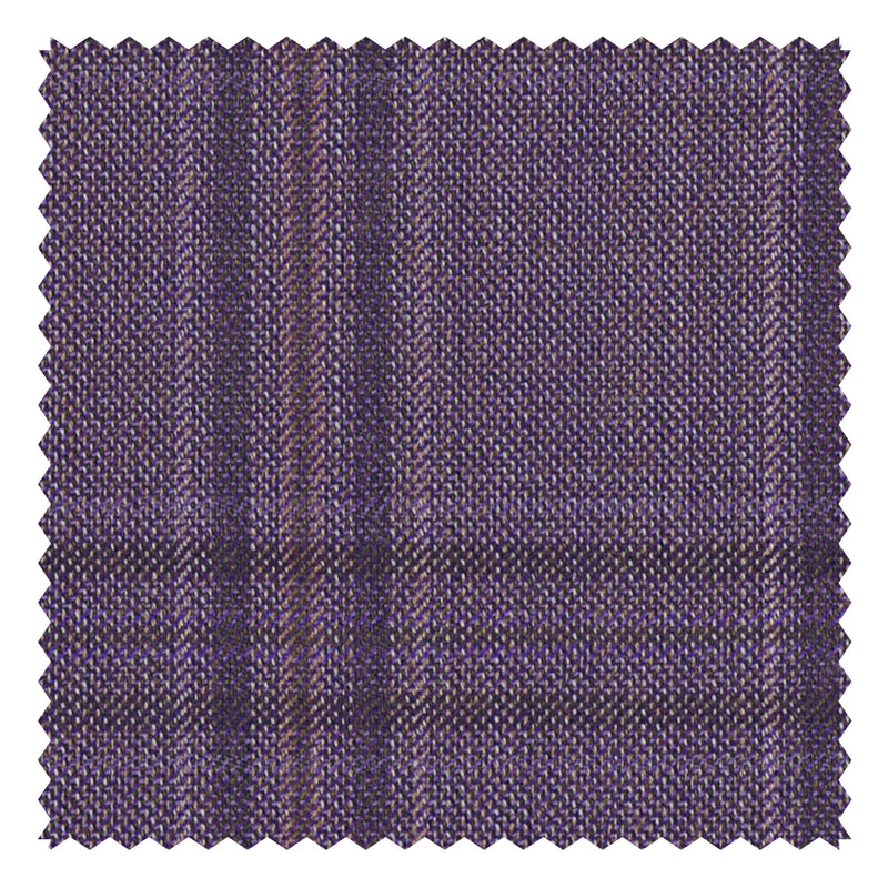 Purple Block Glen Check (Plaid) Fancy "Crystal Springs" Jacketing