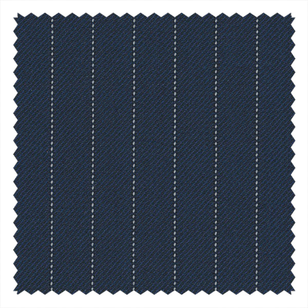 French Blue Pin Dot Stripe "Perennial Classics" Suiting