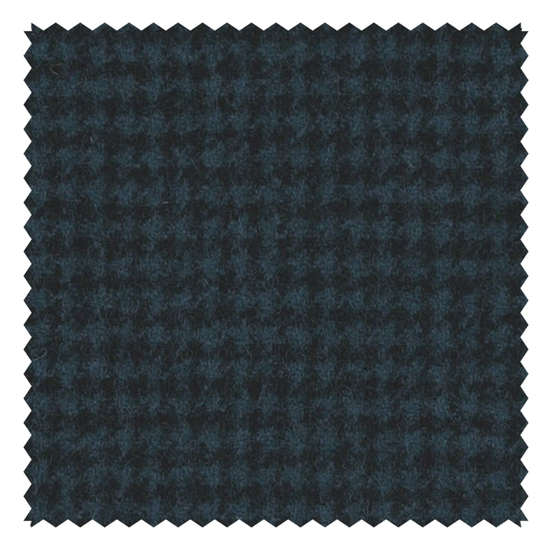 Navy Houndstooth "Classic Woollen Flannel"