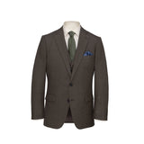 Three-Piece Brown Prince of Wales Suit