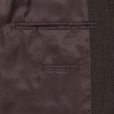 Three-Piece Brown Prince of Wales Suit