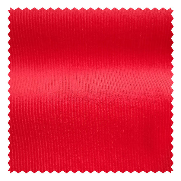 Red "Velvis 1000" Stretch Corduroy