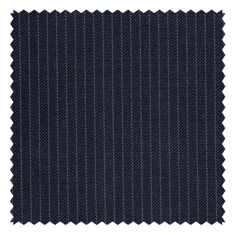 Navy "Four Seasons" Narrow Pinstripe