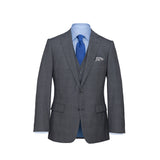 Three-Piece Grey Prince of Wales Suit