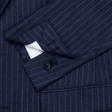 Three-Piece Navy Chalk Stripe Suit