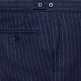 Three-Piece Navy Chalk Stripe Suit