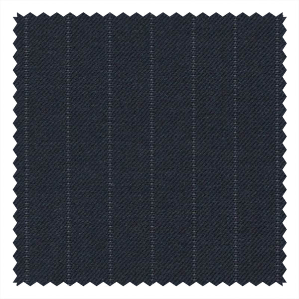 Navy Pin Dot Stripe "Royal Mile 1976" Suiting