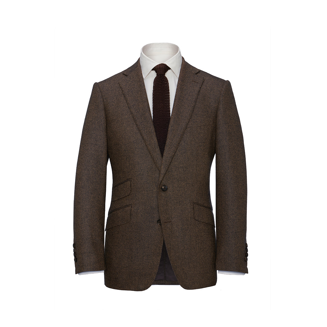 Anthony Sinclair Brown Barleycorn Tweed Jacket