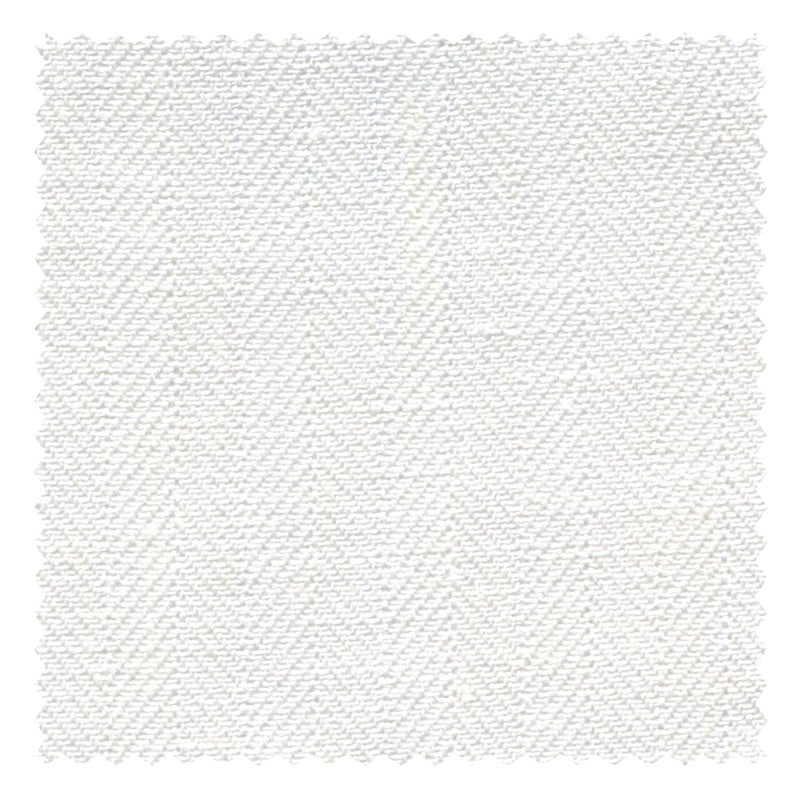 Optic White Herringbone "Linen Collection"