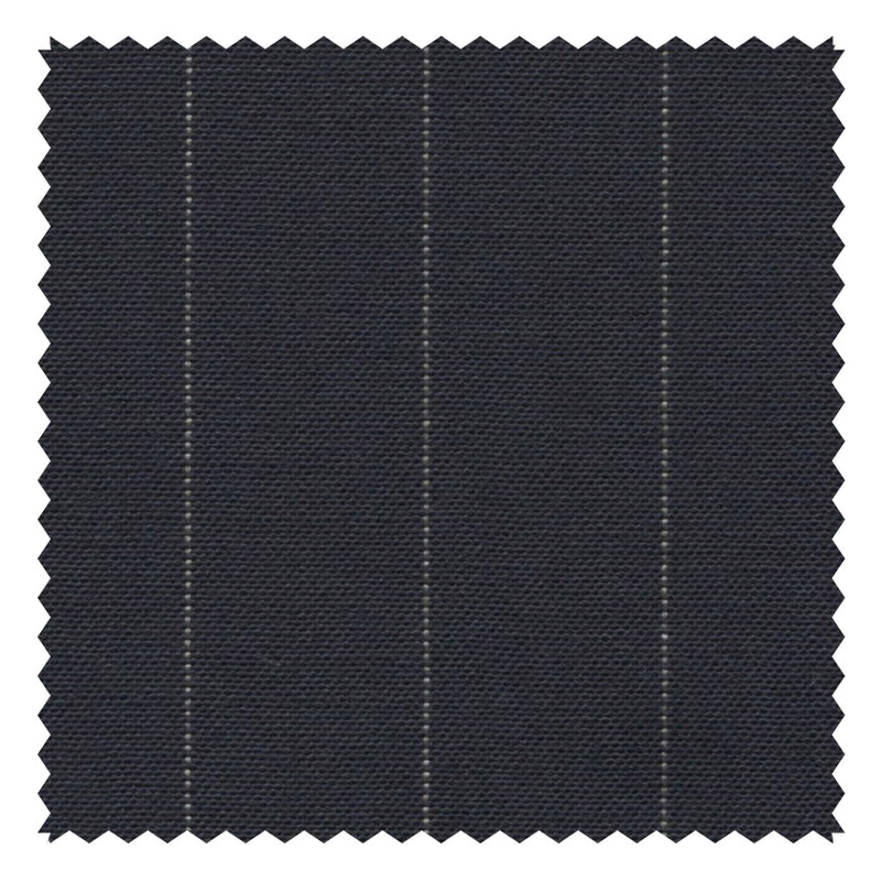 Navy Pin Dot Stripe "Cape Horn Lightweight" Suiting