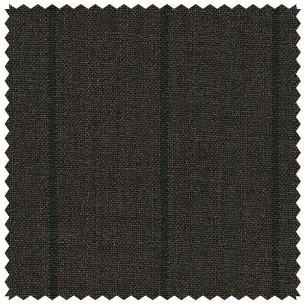 Brown/Black Chalk Stripe "Cape Horn Lightweight" Suiting