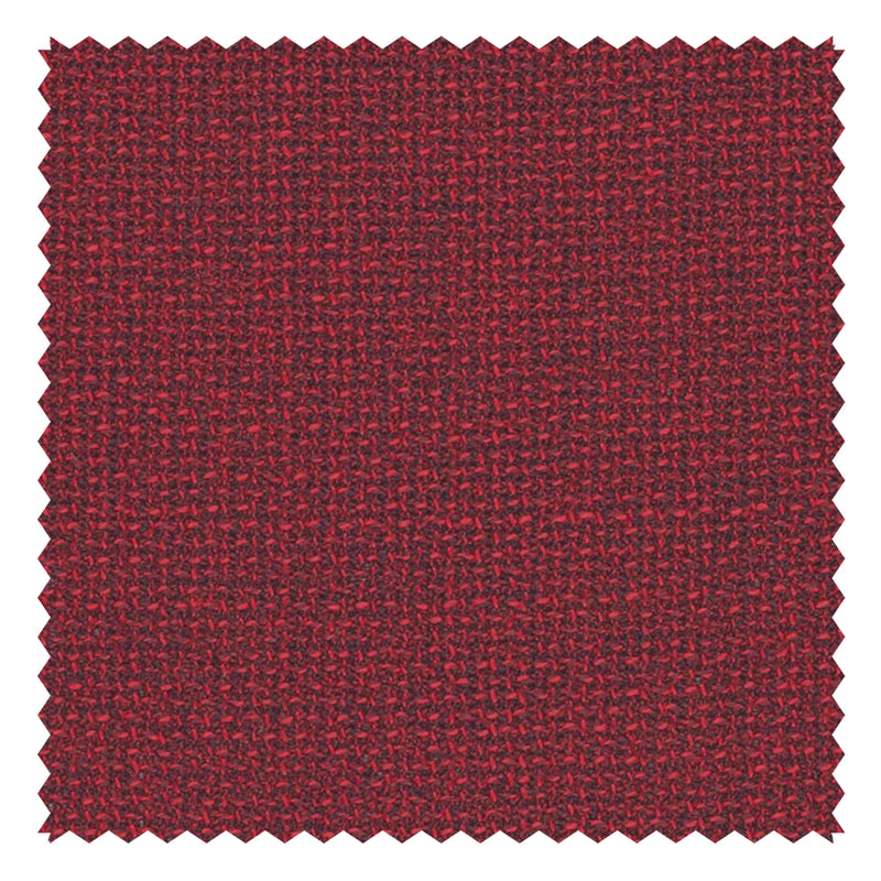 Red Contrast "Mesh" Worsted