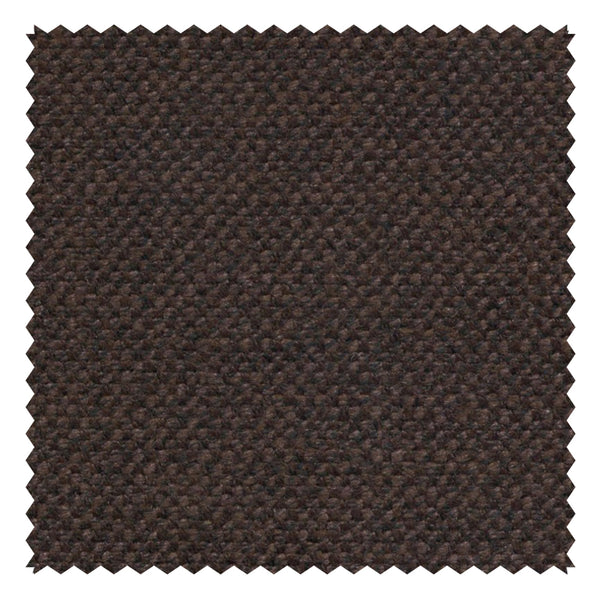 Dark Brown "Hopsack" Silk/Linen/Wool