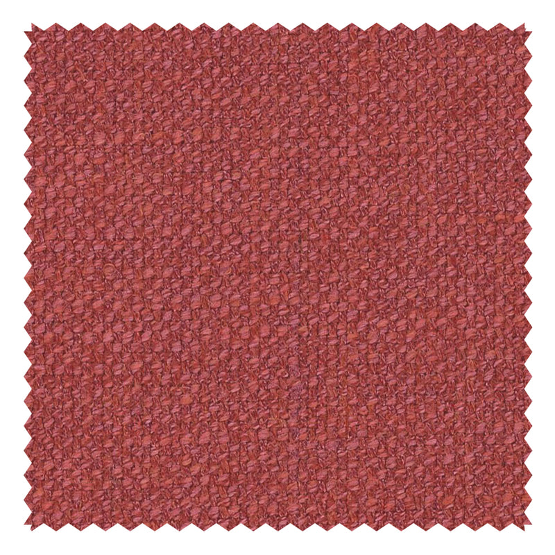 Red "Hopsack" Silk/Linen/Wool
