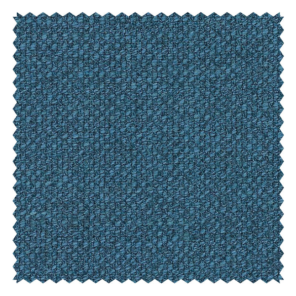 Petrol Blue "Hopsack" Silk/Linen/Wool