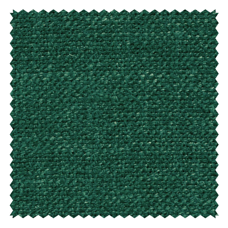 Emerald Green "Hopsack" Silk/Linen/Wool