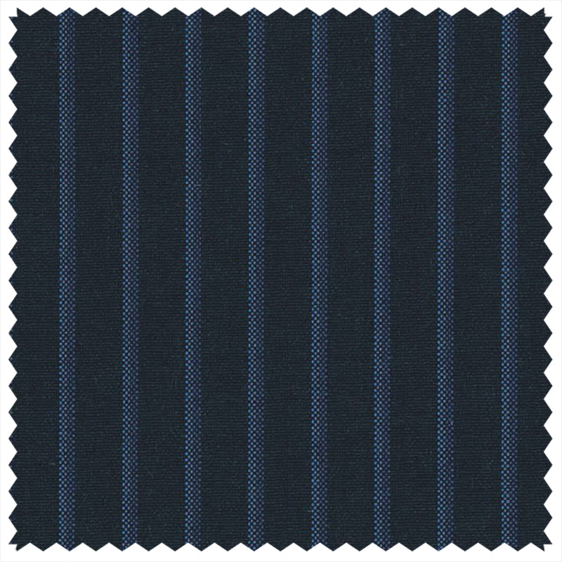 Navy/Blue Narrow Stripe "Gostwyck Lightweight" Suiting