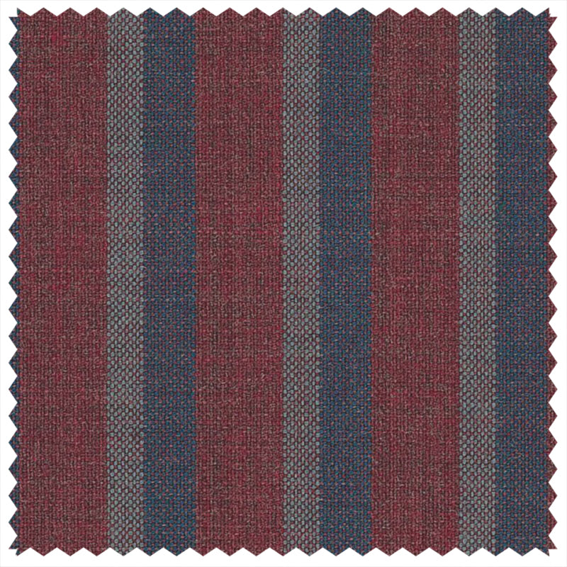 Red/Teal Stripe "Summer Ascot" Jacketing