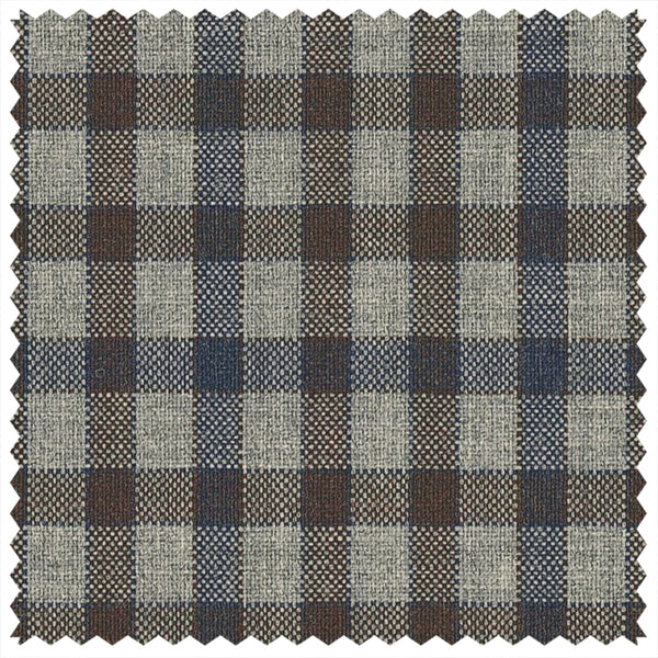 Light Grey/Burgundy Gunclub Check "Summer Ascot" Jacketing