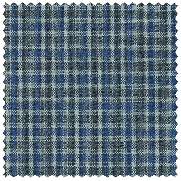 Light Blue/French Blue Micro Design "Summer Ascot" Jacketing