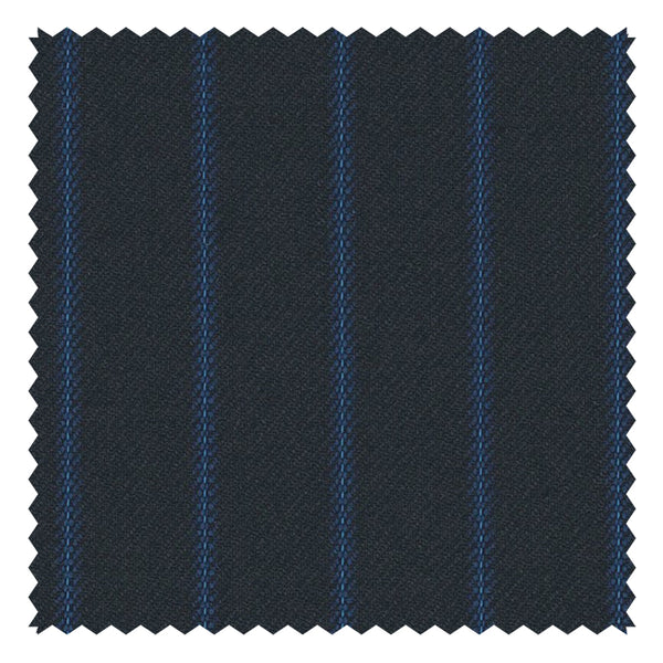 Navy/Royal Guarded Stripe "Cape Horn" Suiting