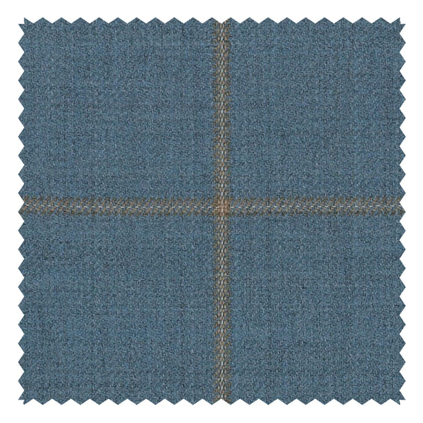 Blue/Yellow Guarded Windowpane "Cape Horn" Suiting