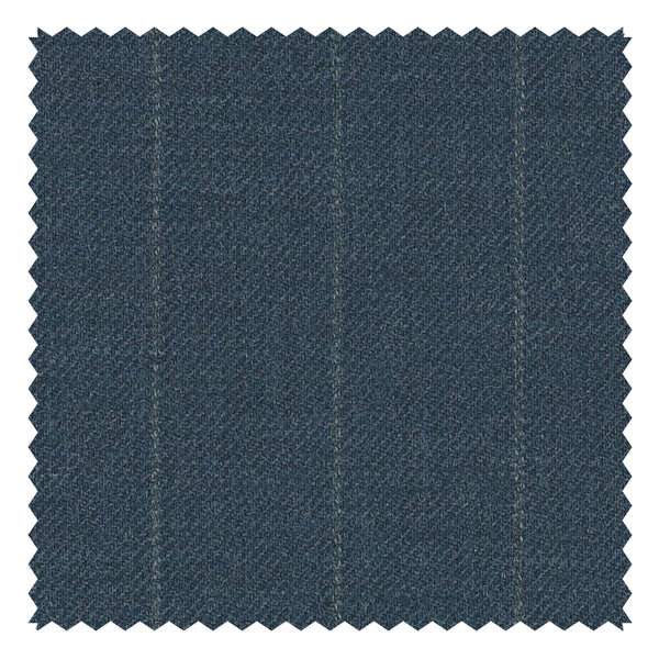 Slate Blue Chalk Stripe "Cape Horn" Suiting