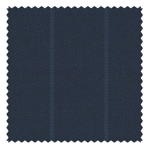 Bright Navy Wide Chalk Stripe "Cape Horn" Suiting