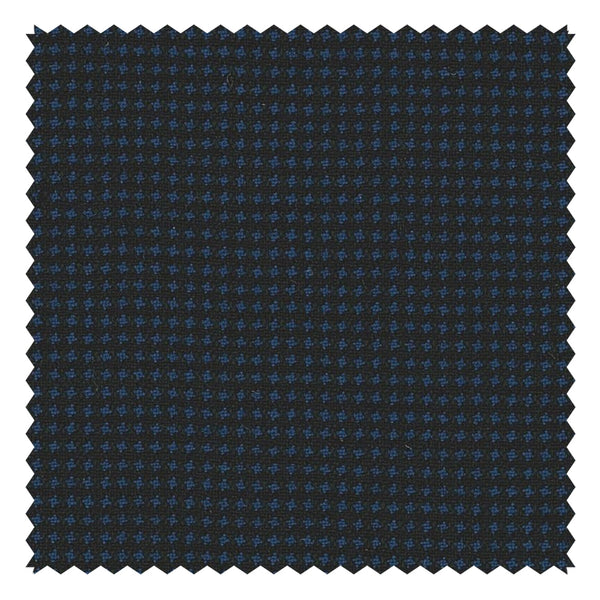 Bright Blue Diamond Weave "Cape Horn" Suiting