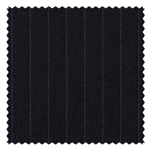 Navy Pin Dot Stripe "Target" Suiting