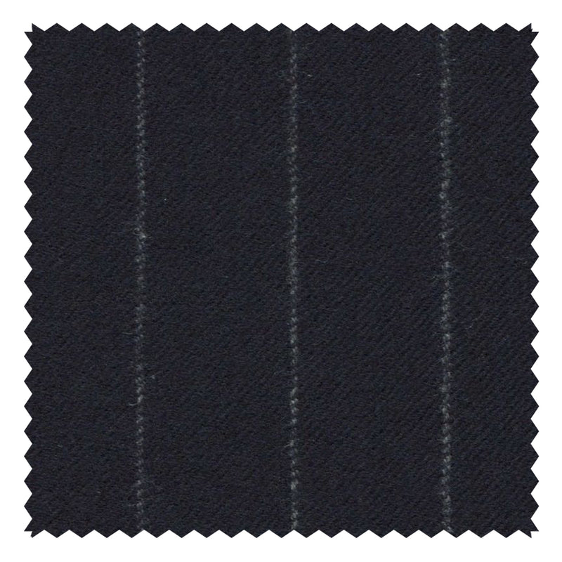 Navy Chalk Stripe  "Classic Worsted Flannel"
