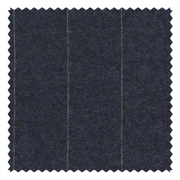 Mid Blue Laceline Stripe "Classic Worsted Flannel"