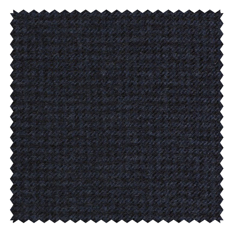 Navy Houndstooth "Classic Worsted Flannel"