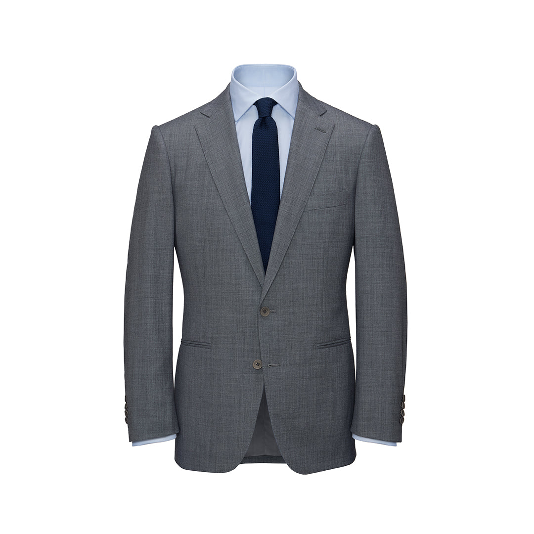 Two-Piece Mid-Grey Sharkskin Suit – Anthony Sinclair