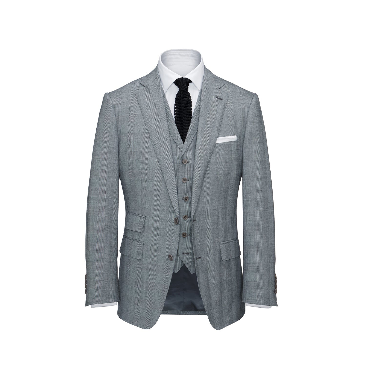 Three-Piece Glen Plaid Suit – Anthony Sinclair