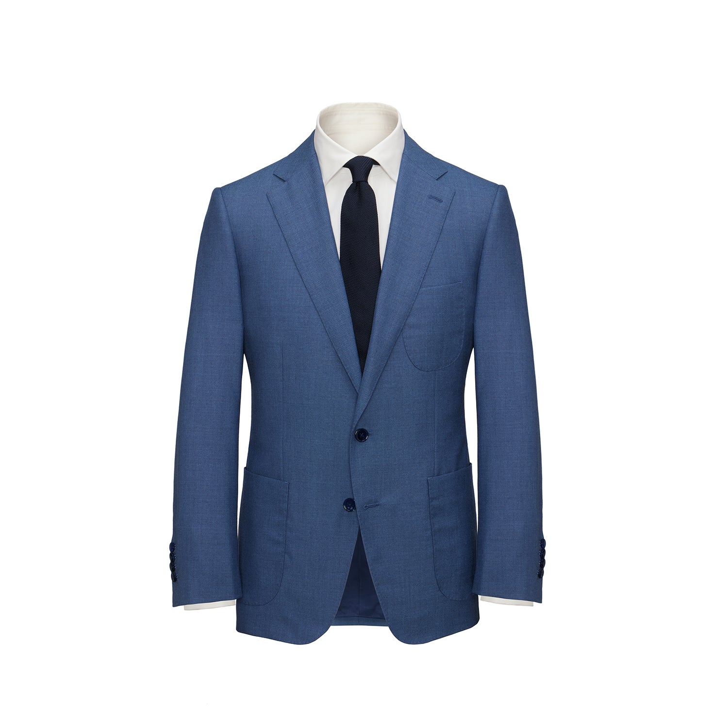 Two-Piece Air Force Blue Contrast Suit – Anthony Sinclair