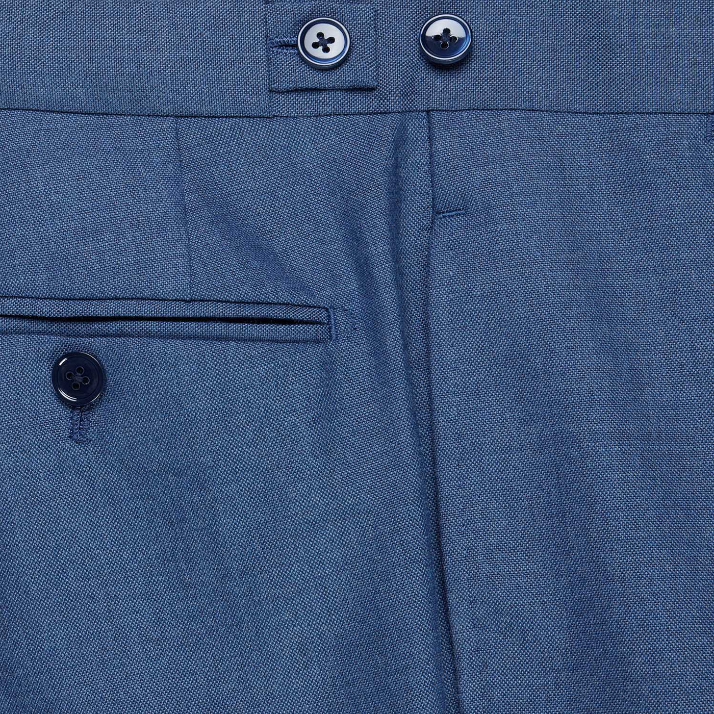 Two-Piece Air Force Blue Contrast Suit – Anthony Sinclair