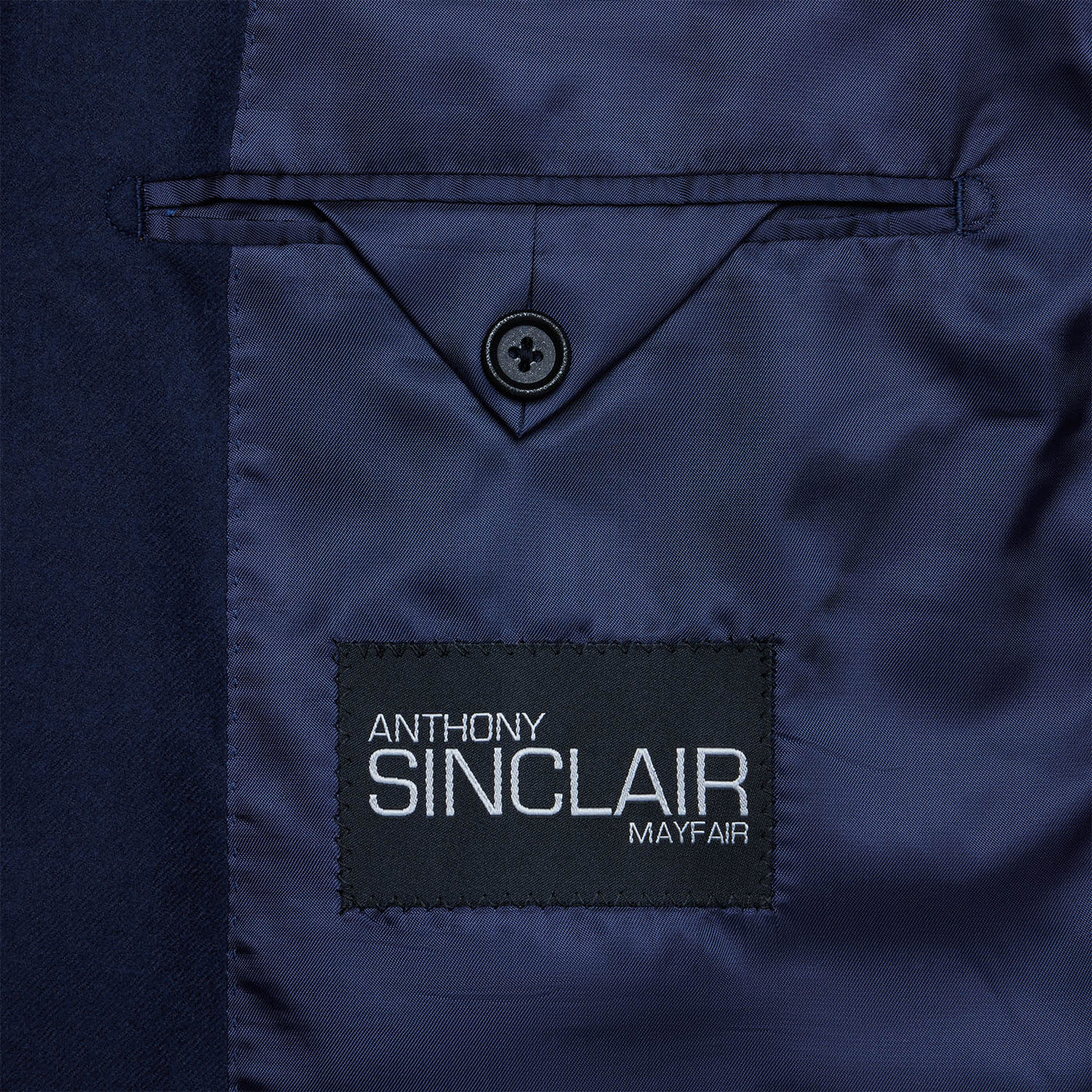 ツーピース ネイビー フランネル スーツ – Anthony Sinclair