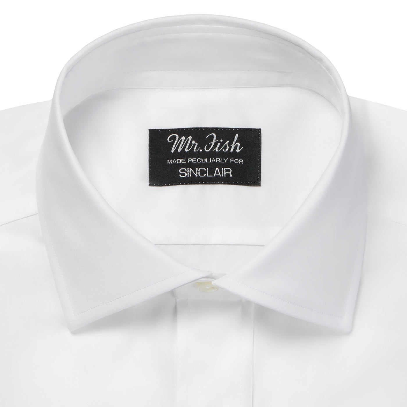 WhiteFineTwillCocktailCuffShir